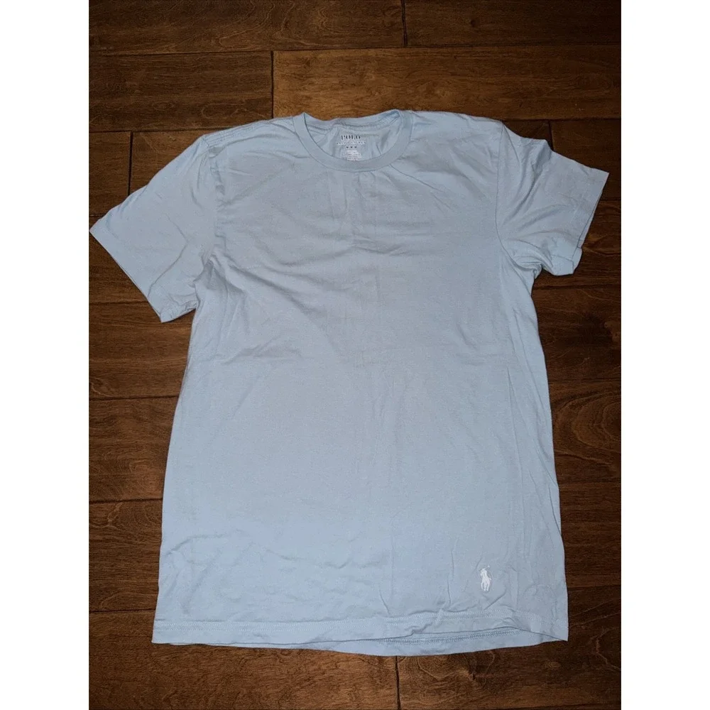 Polo Ralph Lauren Shirt Lot of 2 Mens Medium Blue‎ Classic Fit Mens Casual Used